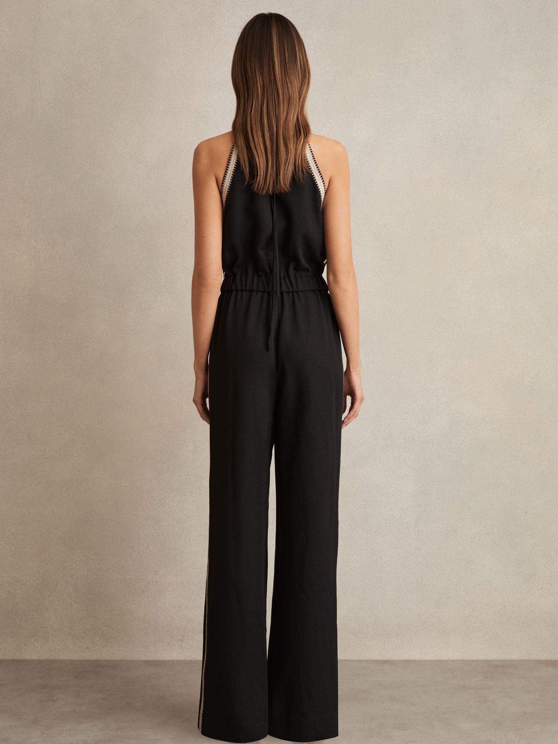 Petite Poplin Belted Split Midi Dress in Ivory Product Image