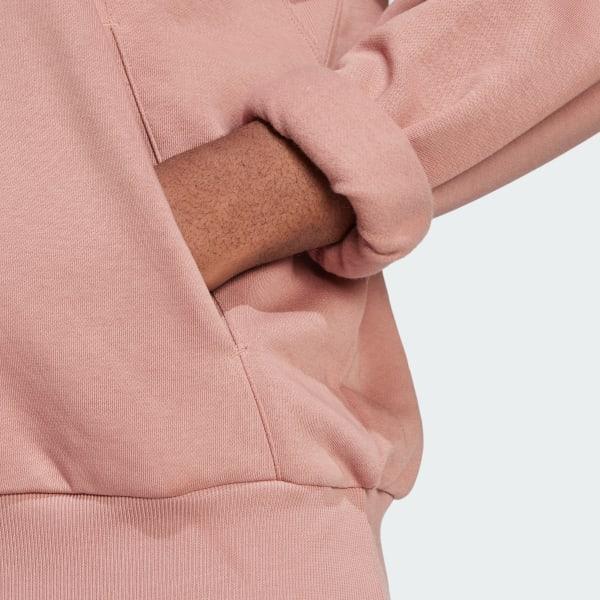 adidas ALL SZN Fleece Hoodie True Pink L Mens Product Image