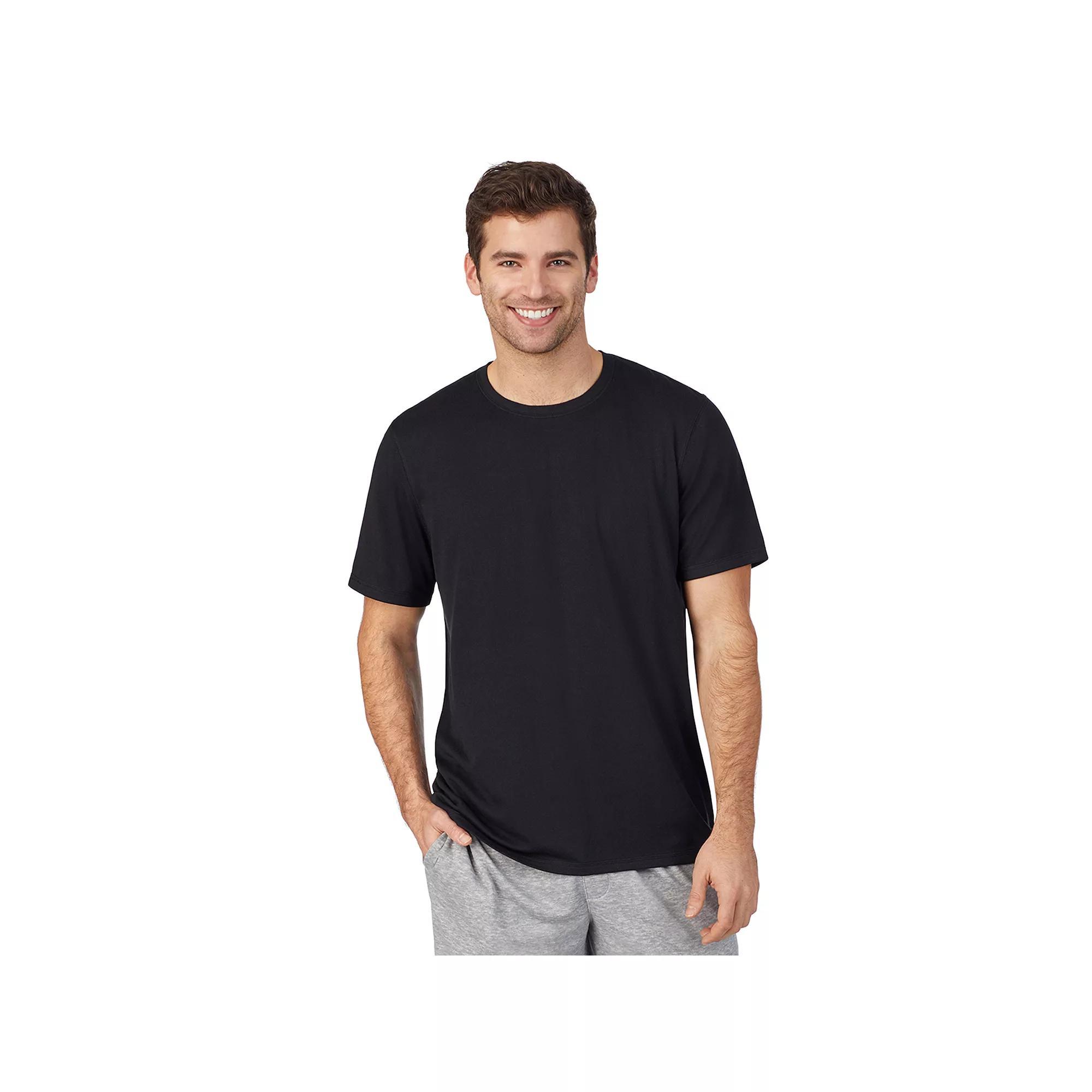 Big & Tall Cuddl Duds Far Infrared Crewneck Short Sleeve Pajama Tee, Mens Product Image