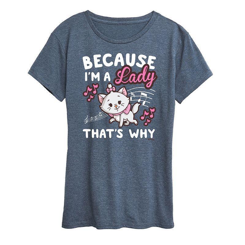 Disneys The Aristocats Womens Im A Lady Graphic Tee, Girls Product Image