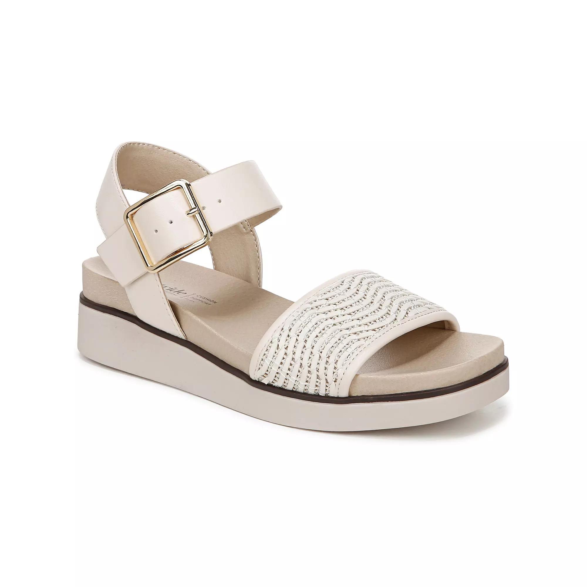 LifeStride Gillian2 Womens Platform Sandals Ivory Product Image