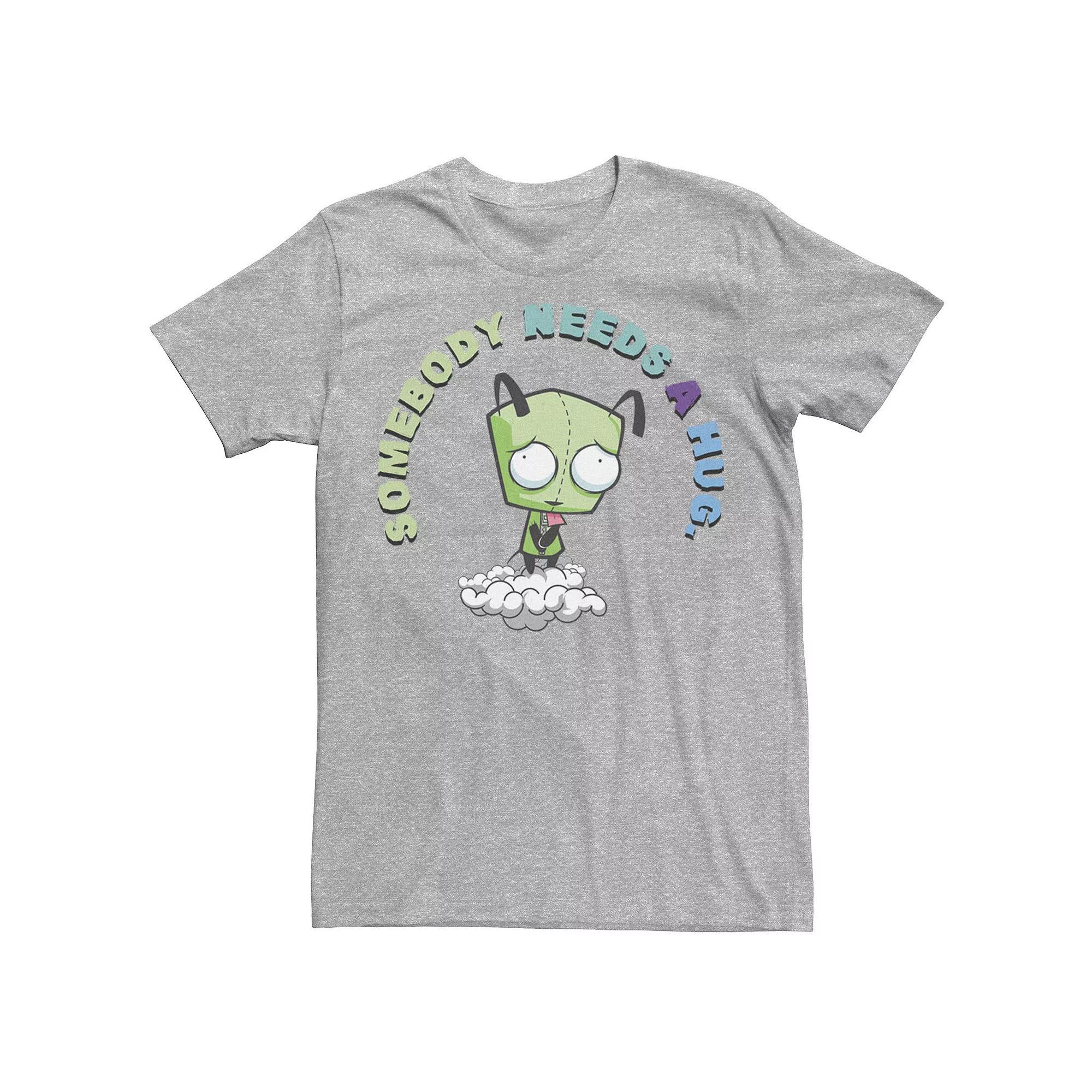 Disney's A Goofy Movie Men's Powerline Portrait Tee, Size: XS, Athletic Grey Product Image