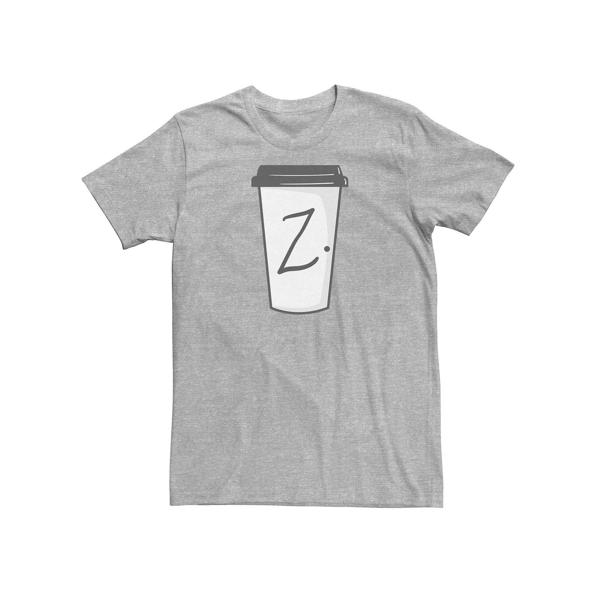 Men's Twin Peaks Z On a Coffee Cup Tee, Size: Medium, Athletic Grey Product Image
