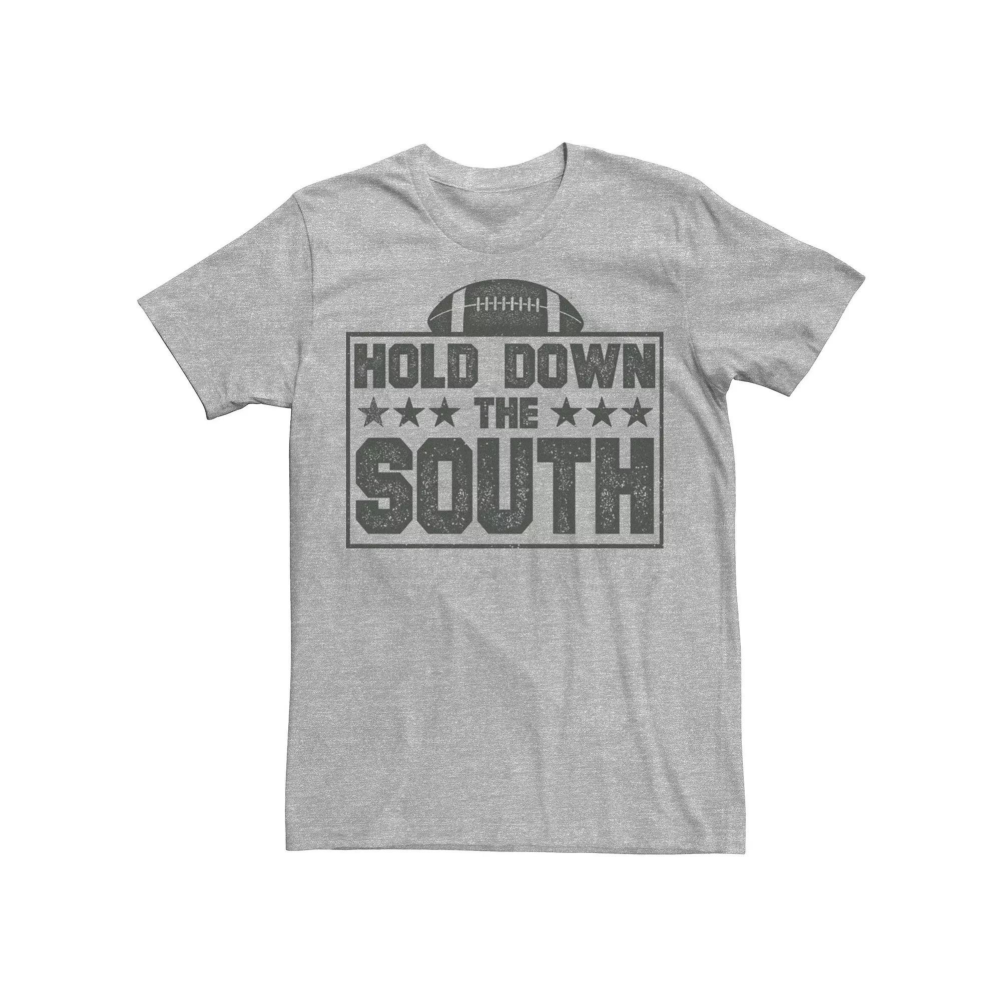 Mens Hold Down The South Football Tee Athletic Grey Product Image