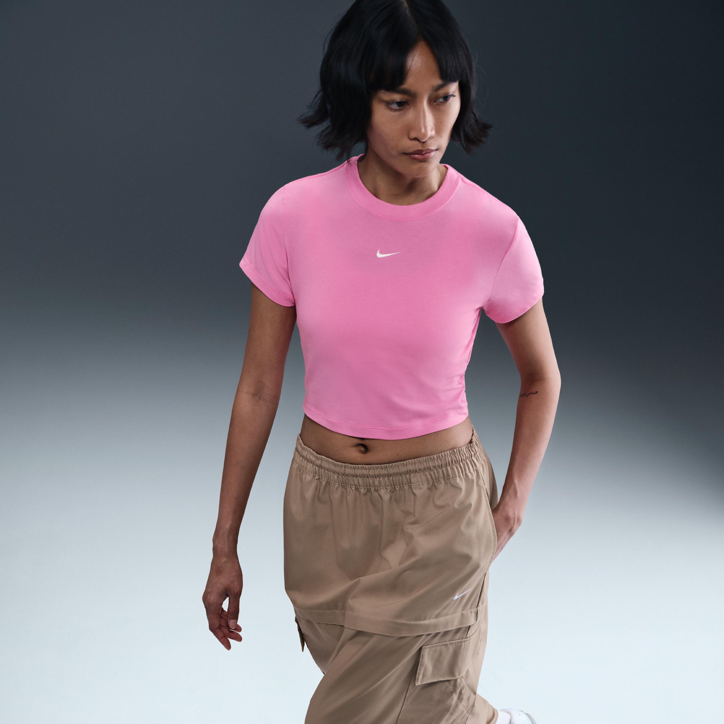 Women's Nike Sportswear Chill Knit Cropped T-Shirt Product Image