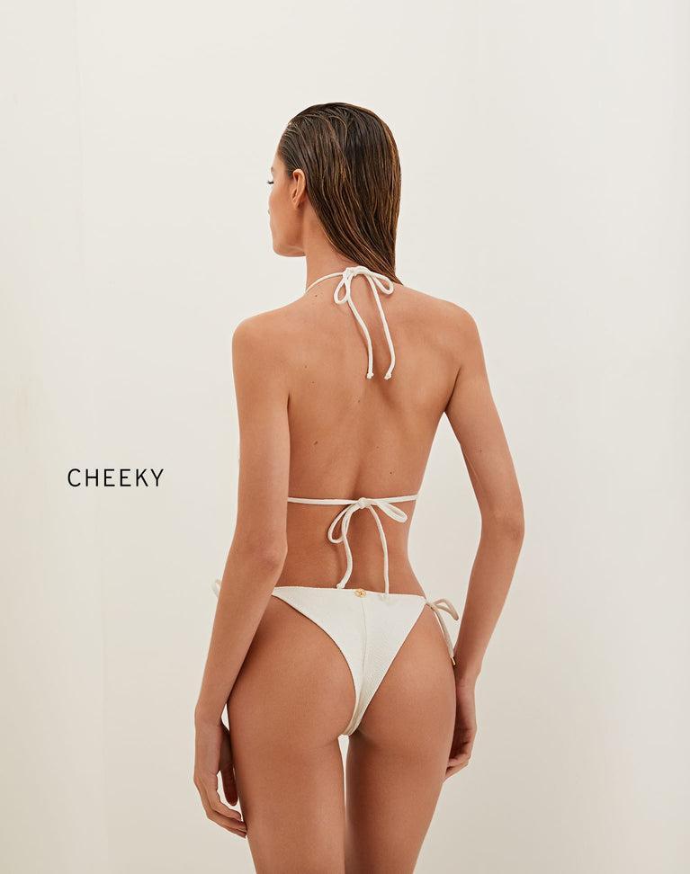 Eyelet Naya Tri Top - White Product Image