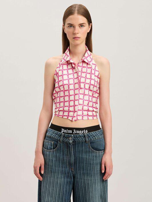 NET LOGO OPEN BACK SHIRT Product Image
