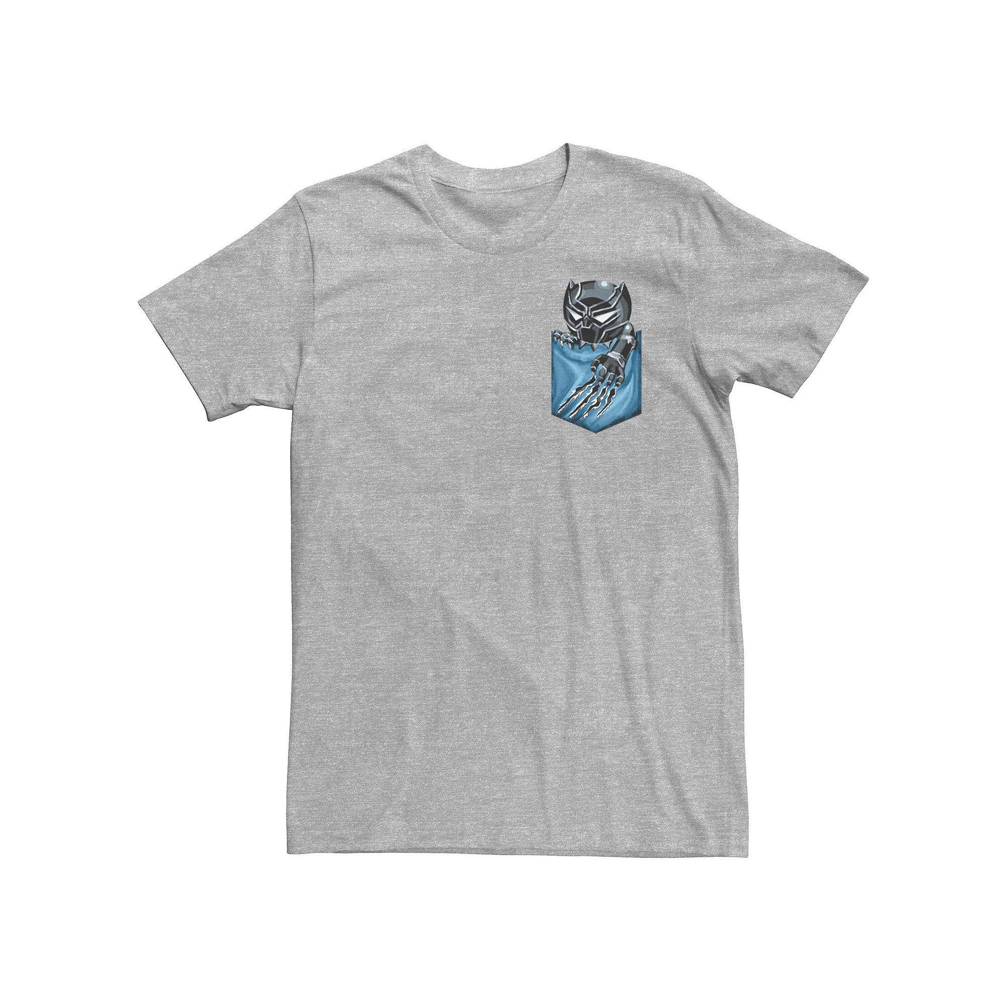 Big & Tall Jurassic Park Velociraptor Clutching Logo Tee, Men's, Size: Large Tall, Athletic Grey Product Image