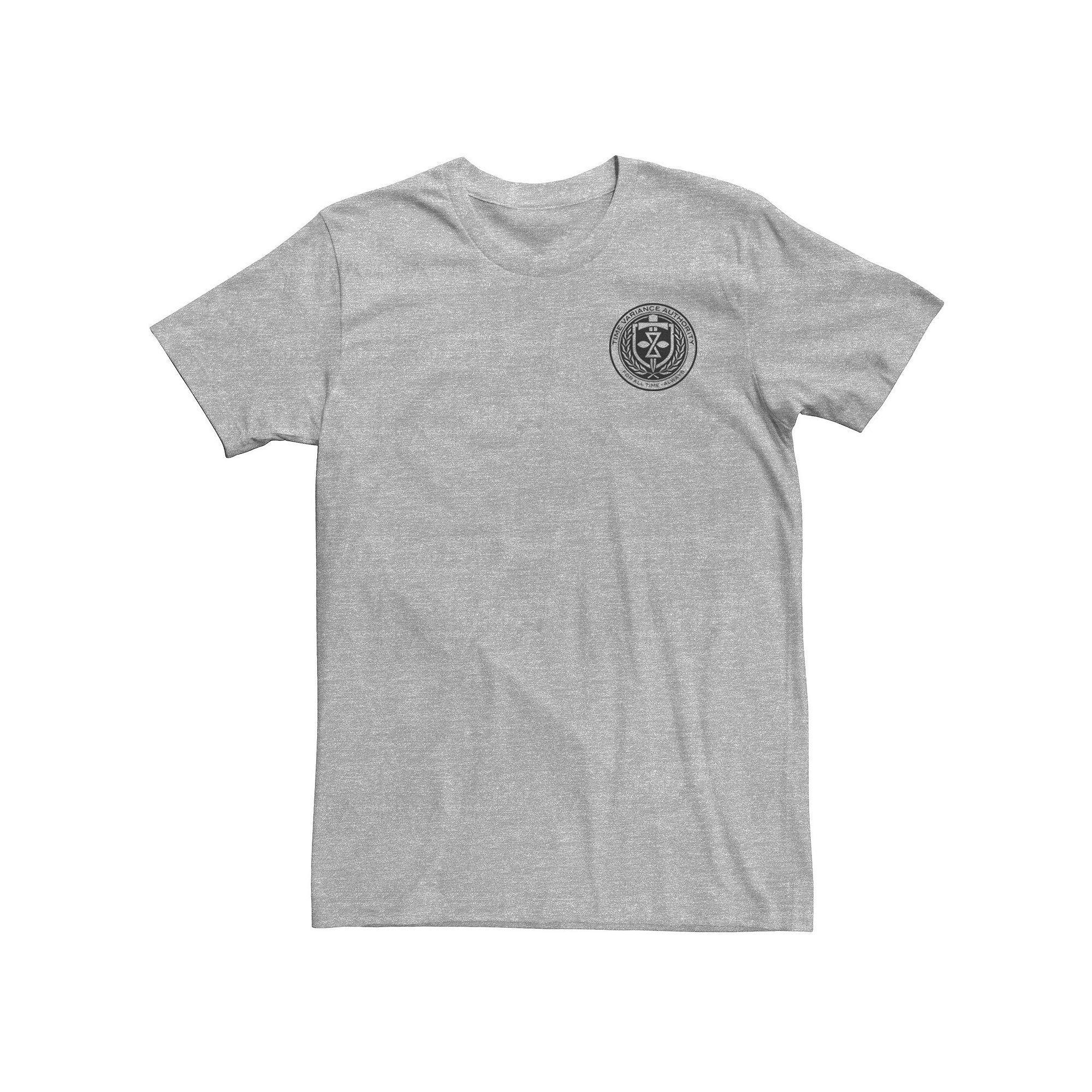 Big & Tall Jurassic Park Ranger Logo Tan Badge Tee, Men's, Size: XXL Tall, Athletic Grey Product Image