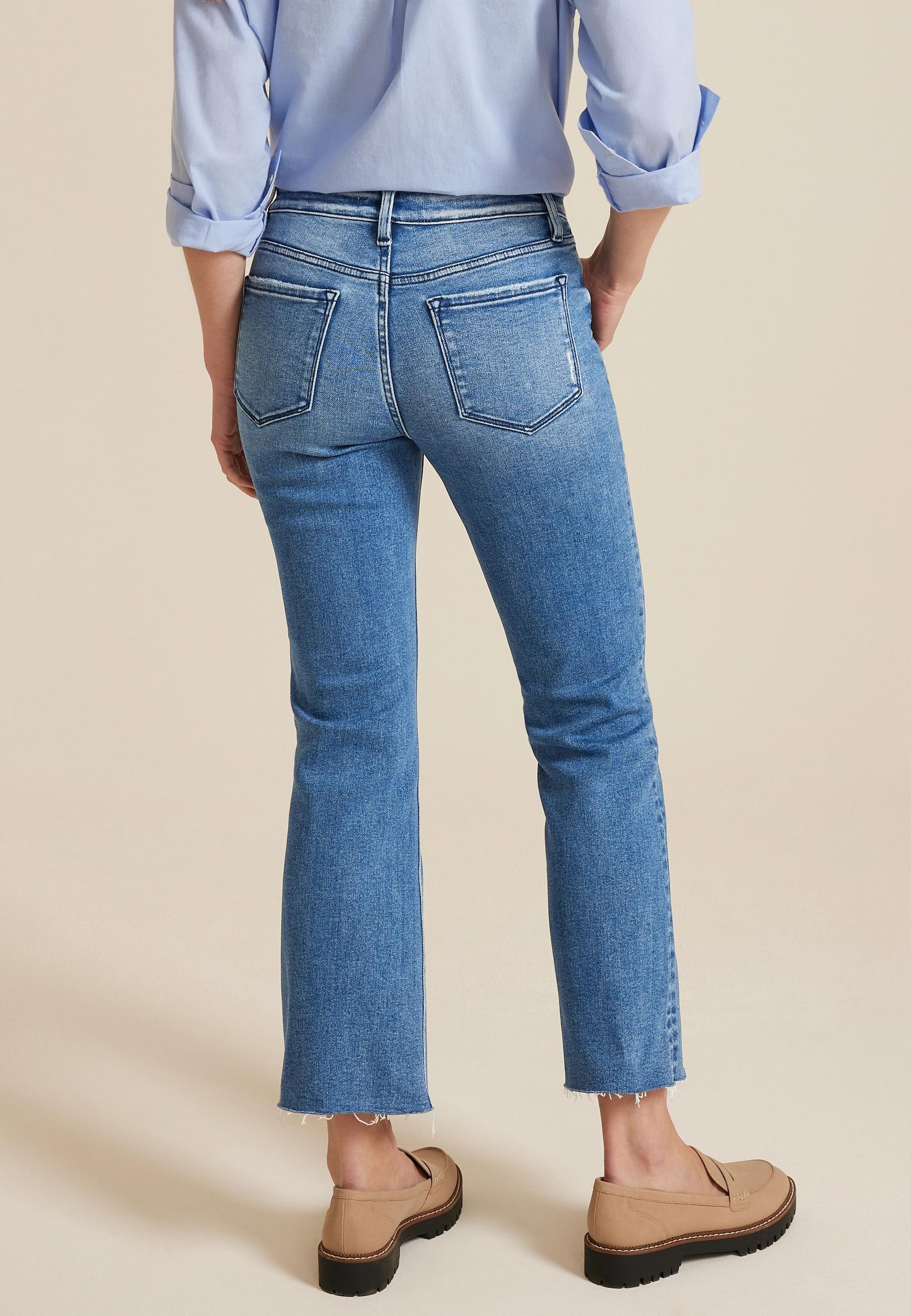 Flying Monkey™ Mid Rise Ankle Boot Jean Product Image
