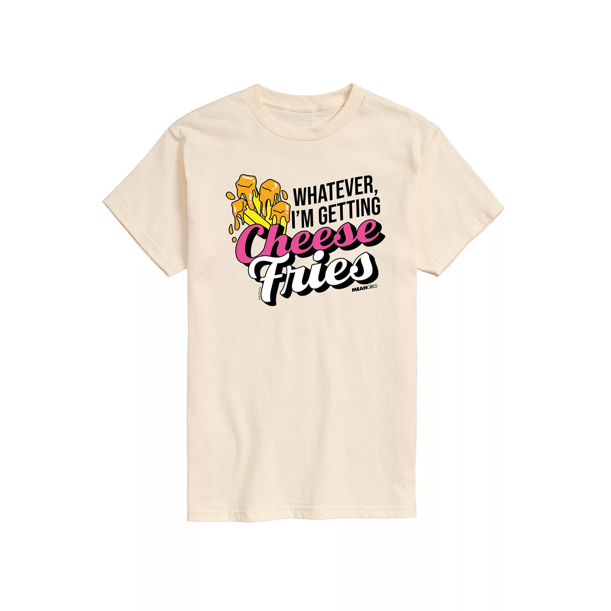 Mens Mean Girls Cheese Fries Graphic Tee Product Image