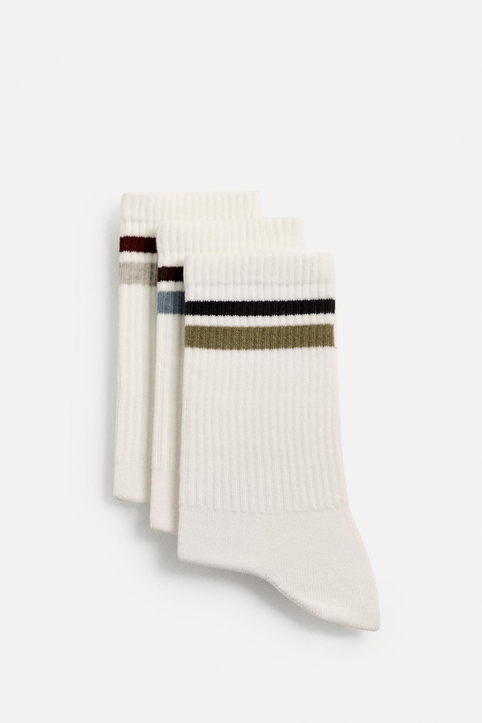 3-PACK STRIPED SOCKS Product Image