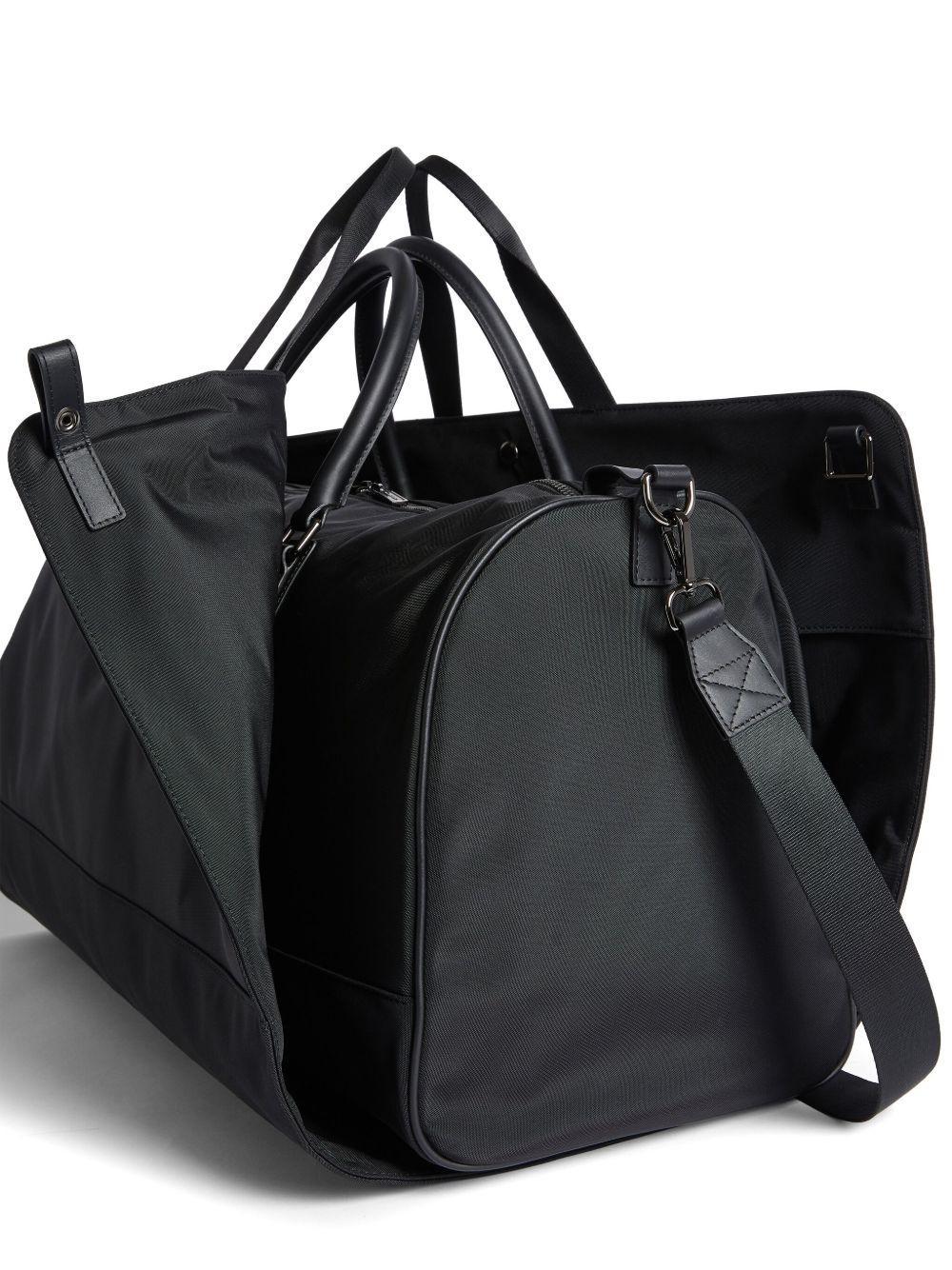 logo-raised zipped duffle bag Product Image