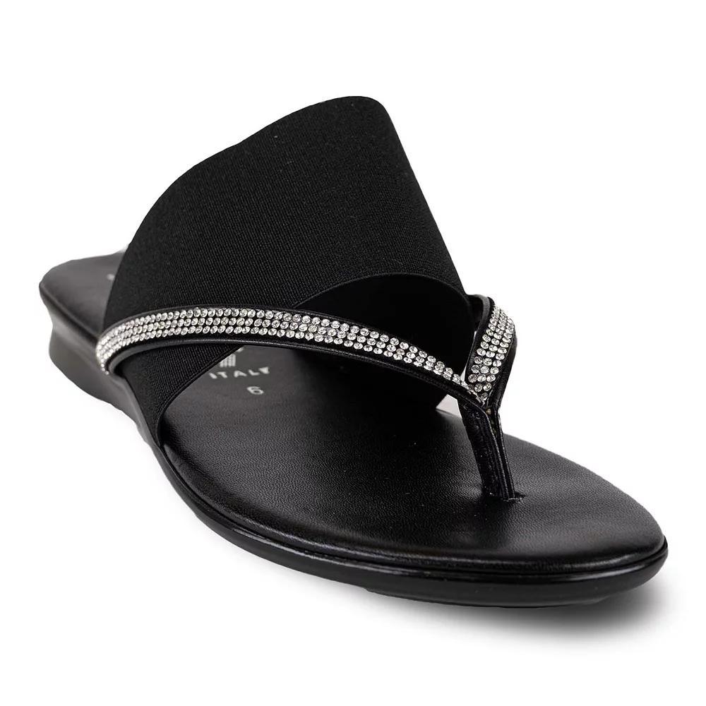 Italian Shoemakers Sorbi Women's Thong Sandals, Size: 9, Black Product Image