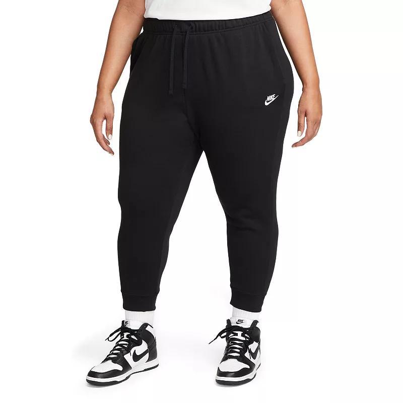 Plus Size Nike Sportswear Club Fleece Joggers, Women's, Size: 3XL, Black Product Image