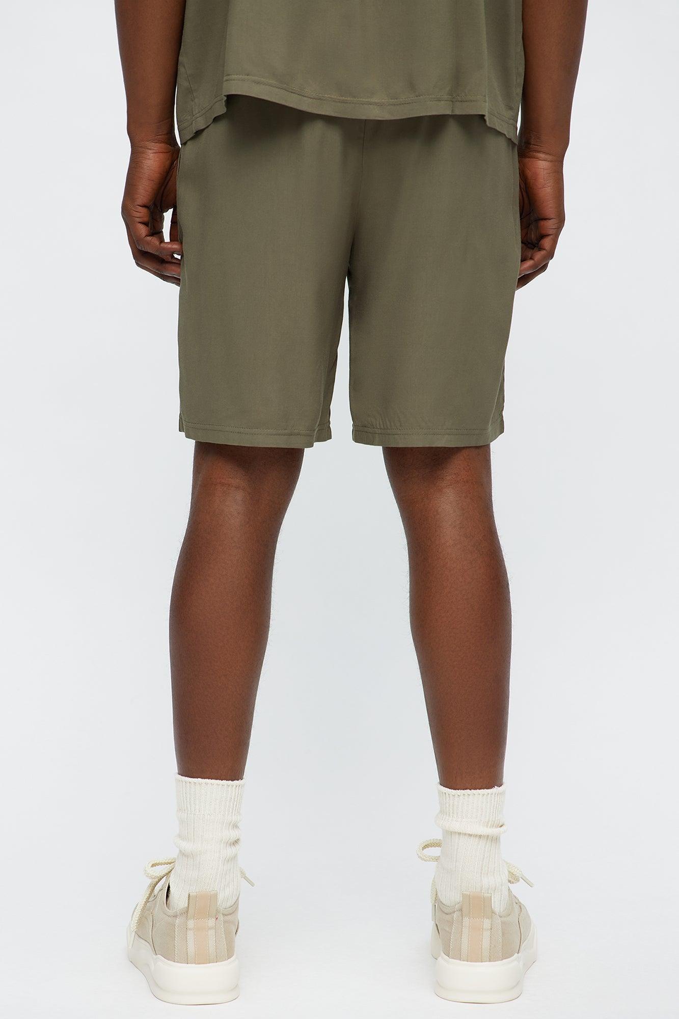 Relaxed Coach Shorts - Brown/combo Product Image