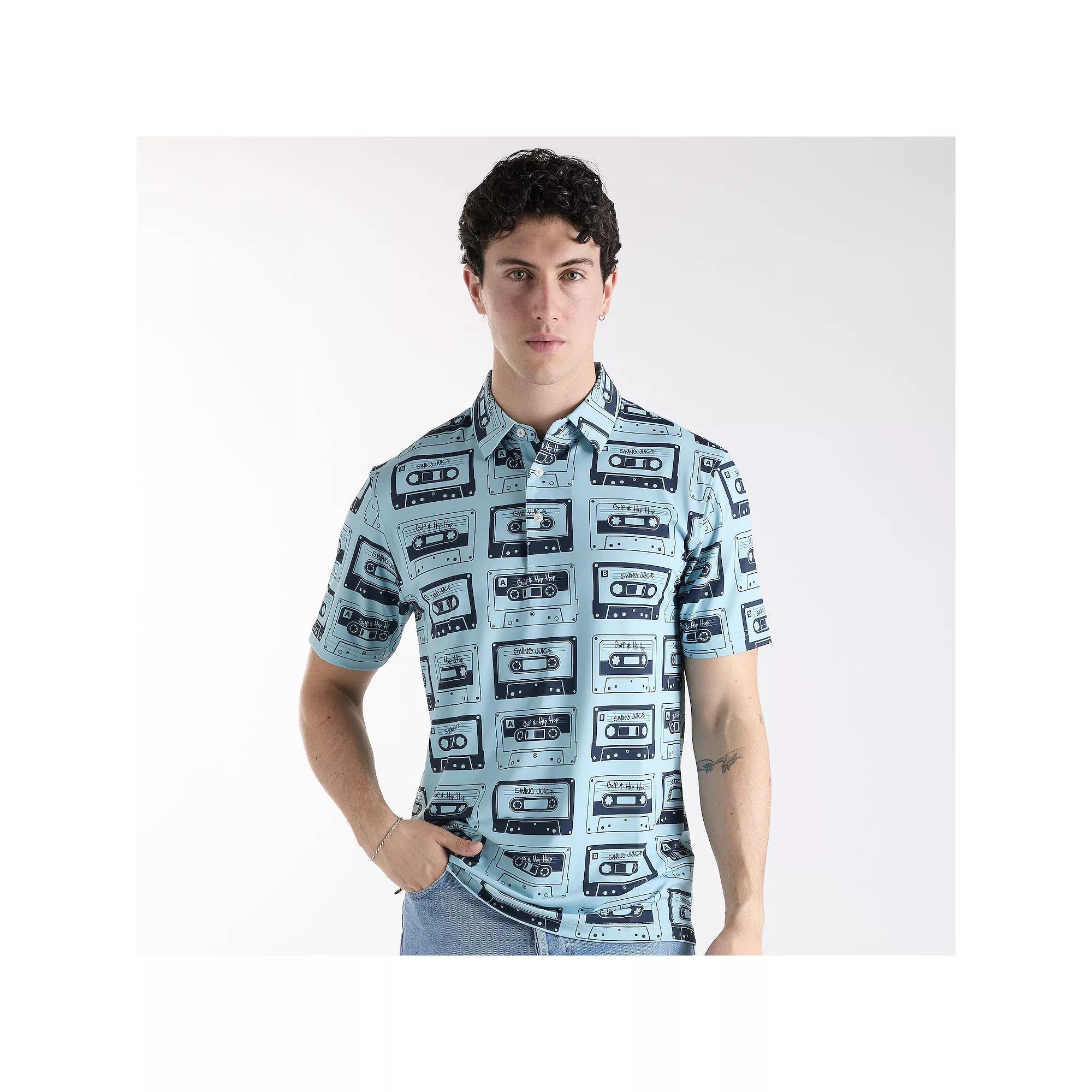 Men's SwingJuice Golf Mixtape Polo, Size: XL, Blue Product Image