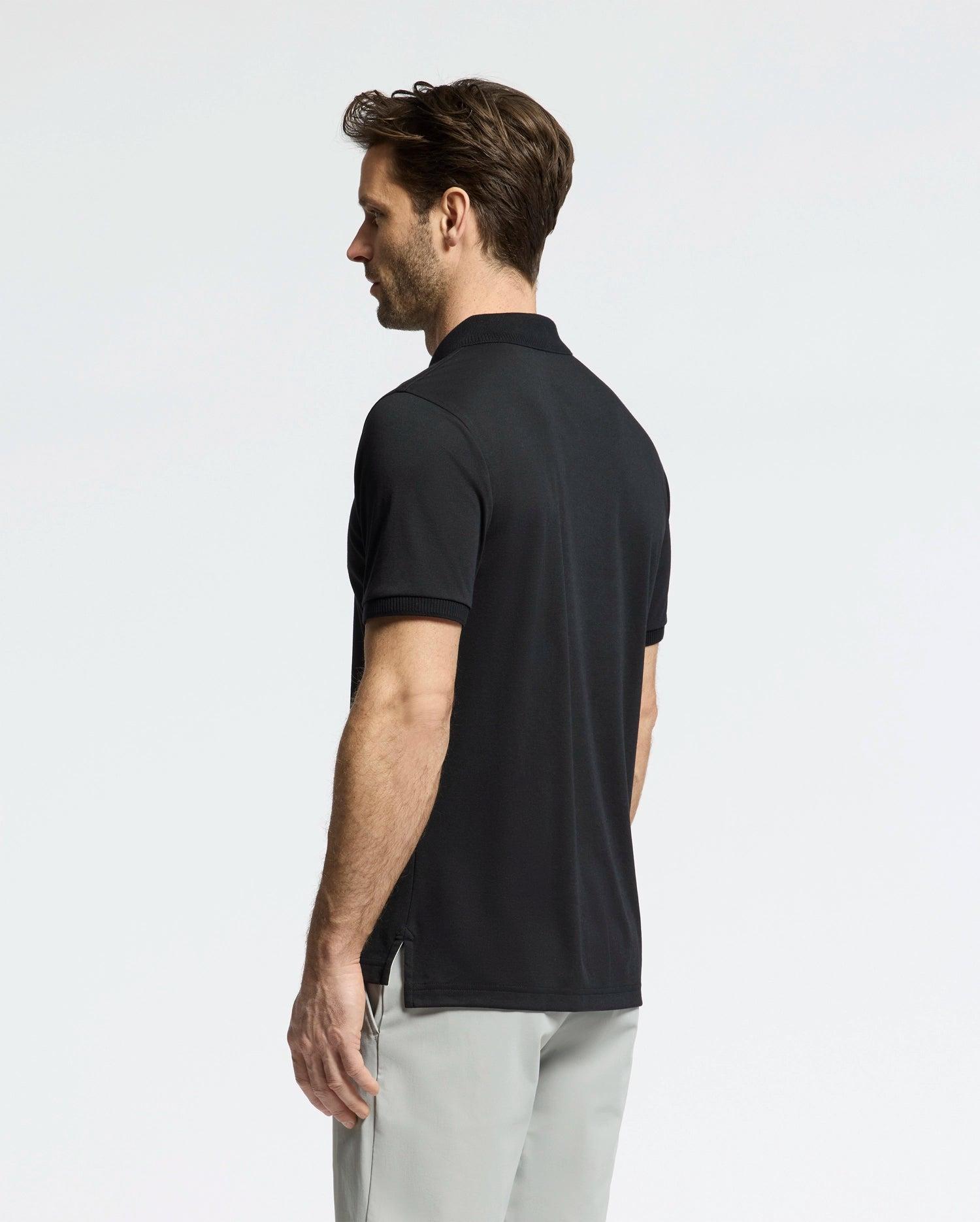MENS TREVOR PERFORMANCE PIQUE ZIP UP POLO - B6K557F200 Product Image