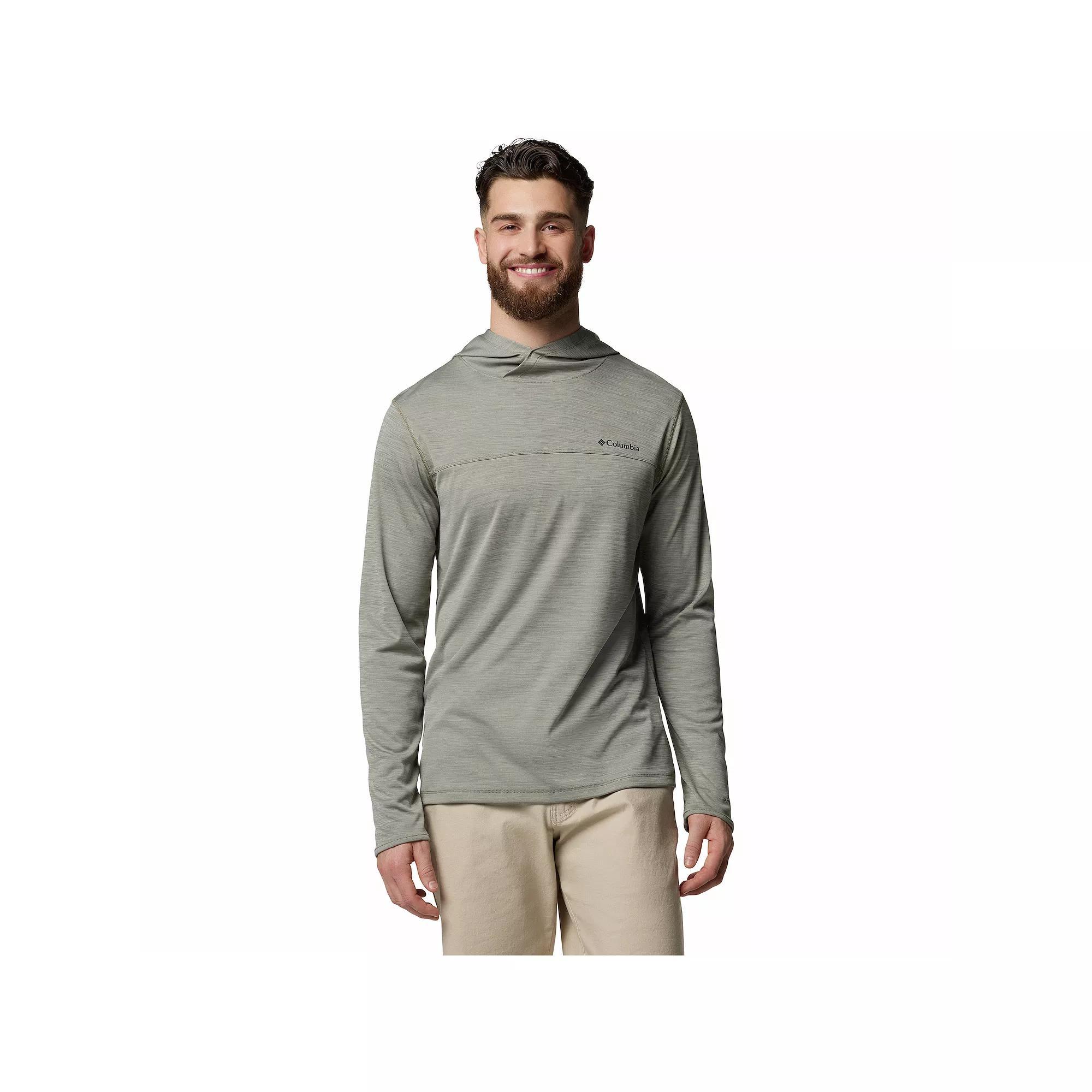 Men's Columbia Sage Peak Knit Hoodie, Size: XL, Dark Mountain Grey Product Image