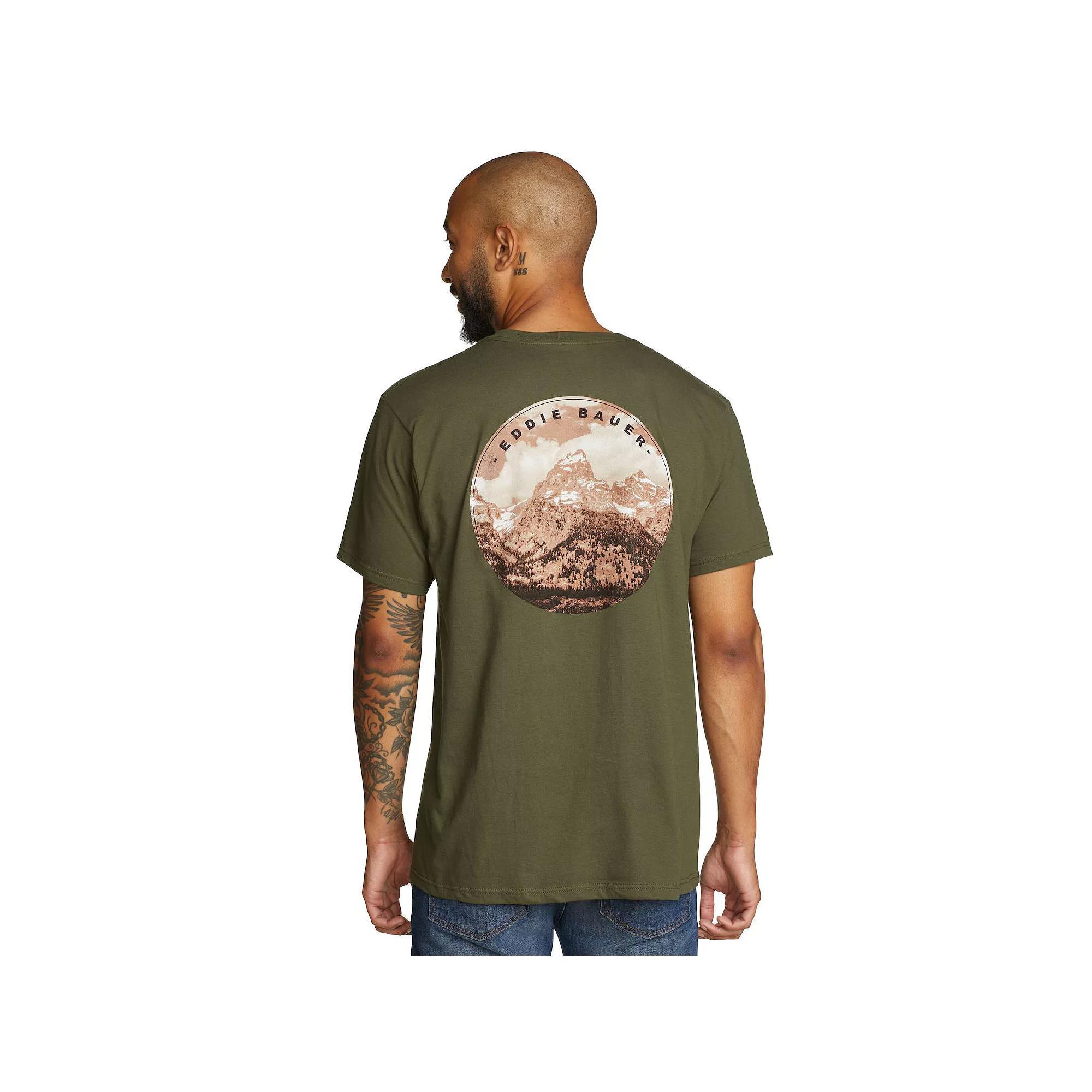 Men's Eddie Bauer Graphic Tee, Size: XL, Green Product Image