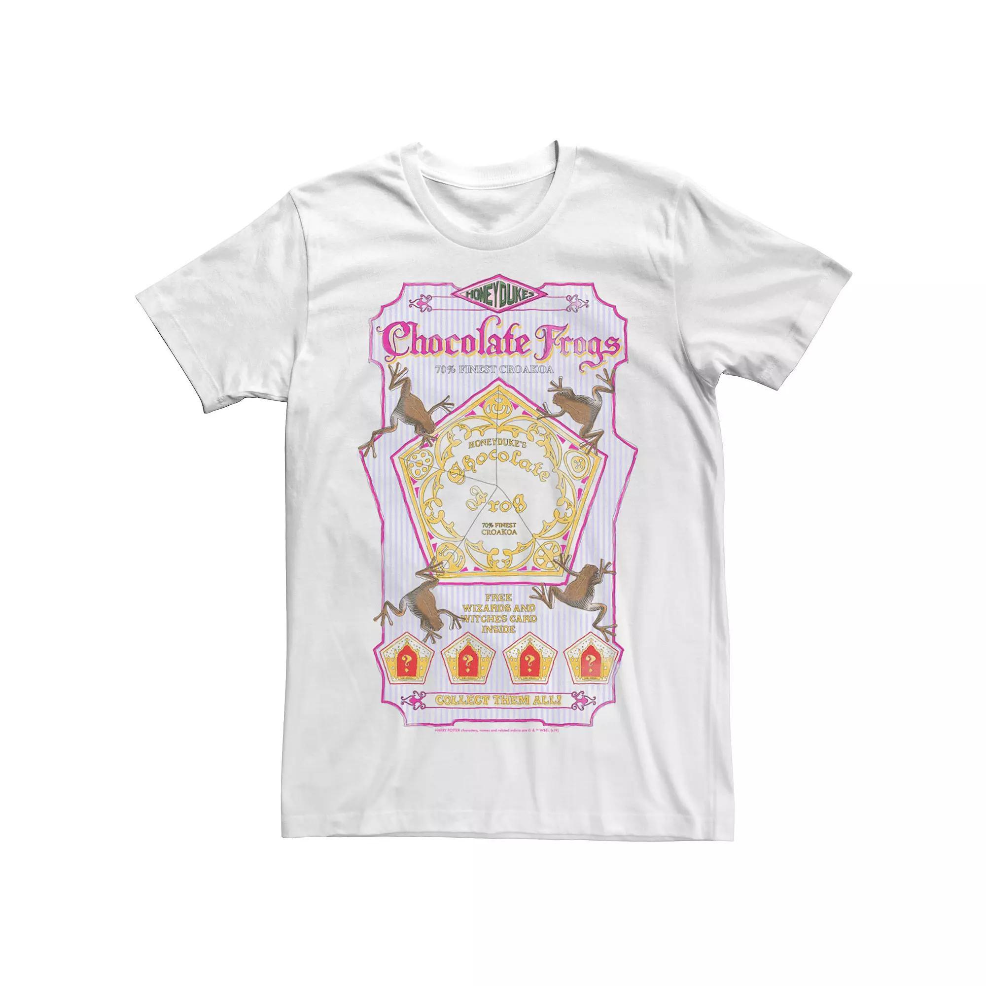 Men's Deathly Hallows Chocolate Frogs Vintage Logo Tee, Size: Medium, Natural Product Image