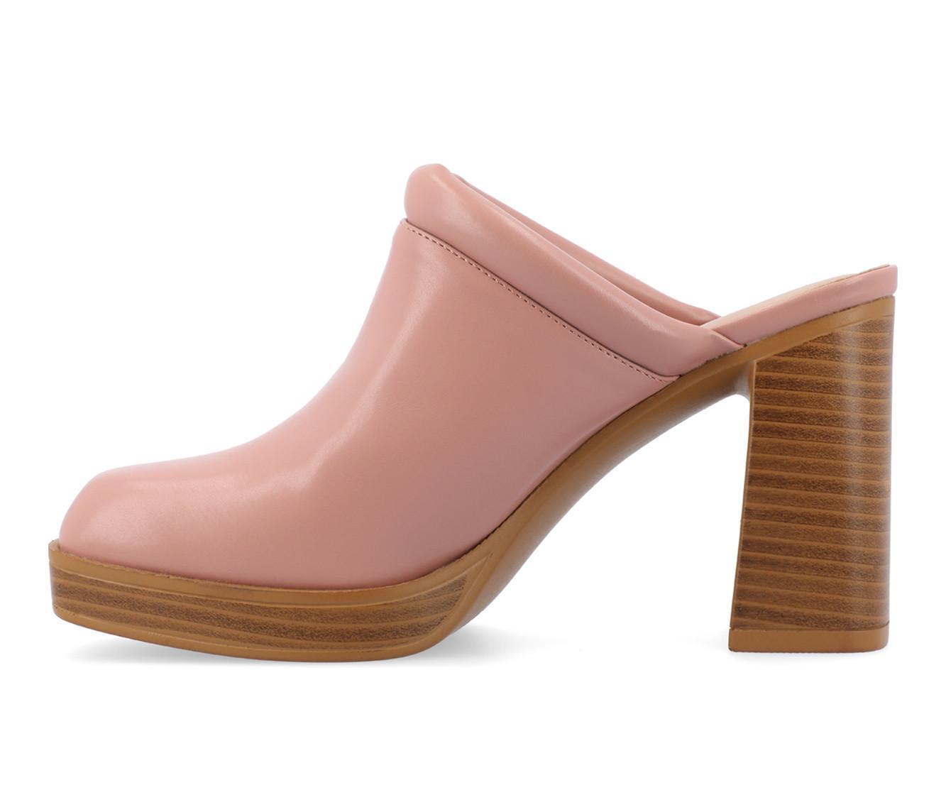 Women's Journee Collection Izara Block Heel Platform Clogs Product Image
