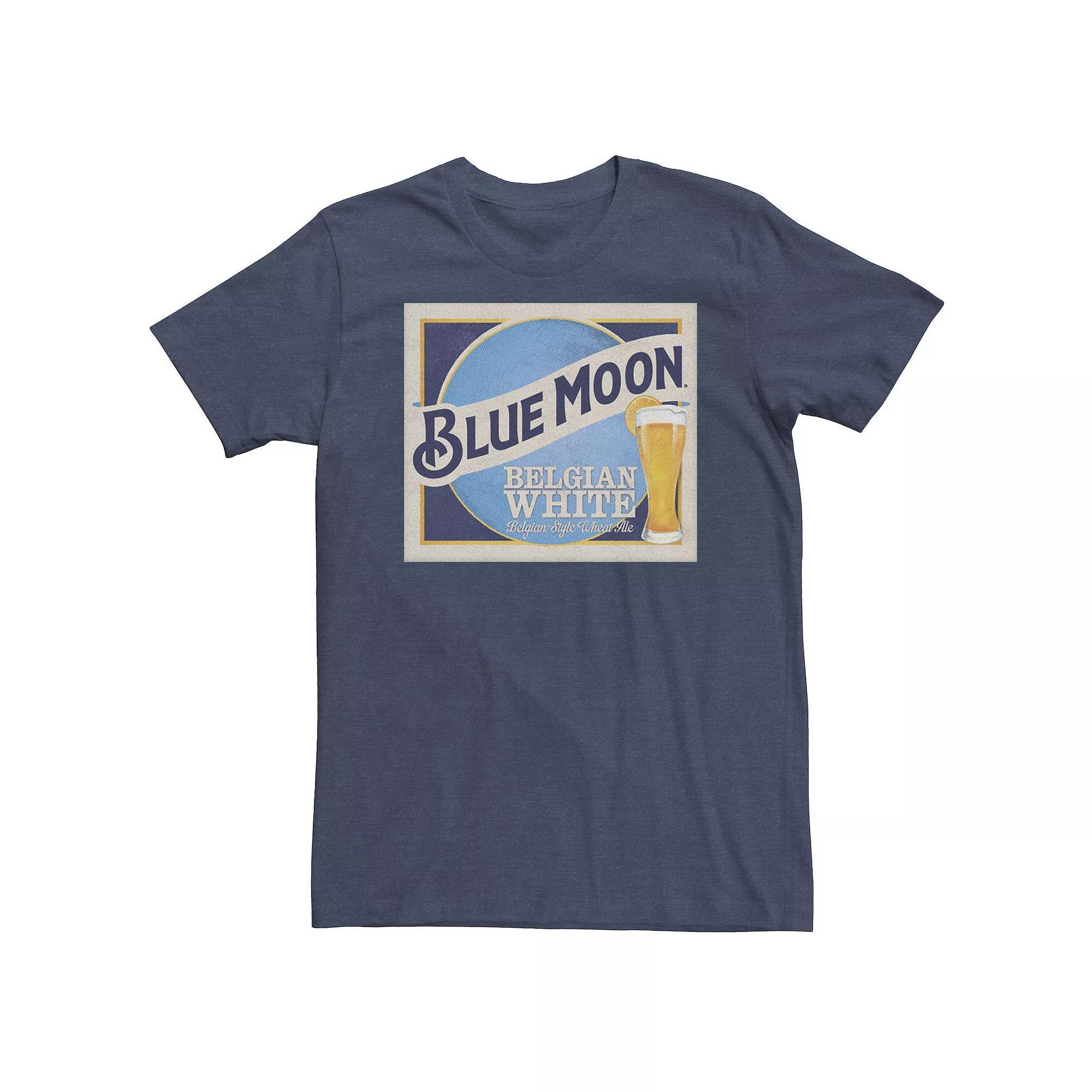 Men's Jurassic Park Tropical Tree Fill Fossil Logo Tee, Size: Large, Blue Product Image