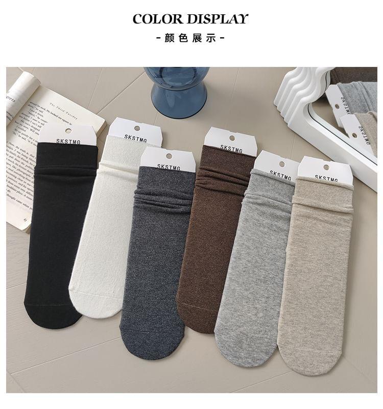 Plain Crew Socks Product Image