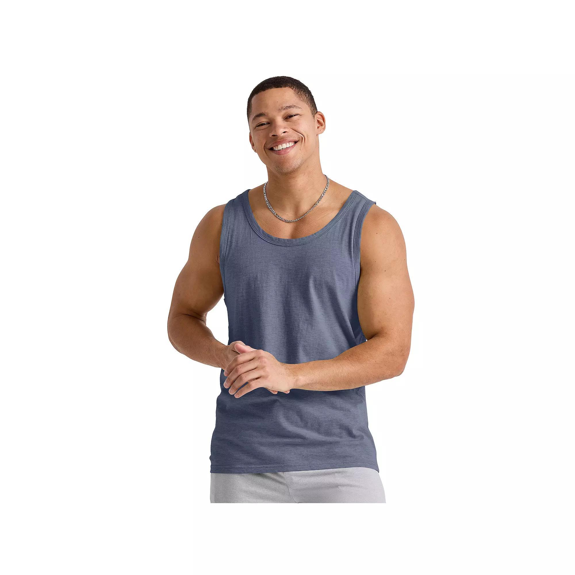 Mens Hanes Originals Tri-Blend Jersey Tank Top Product Image