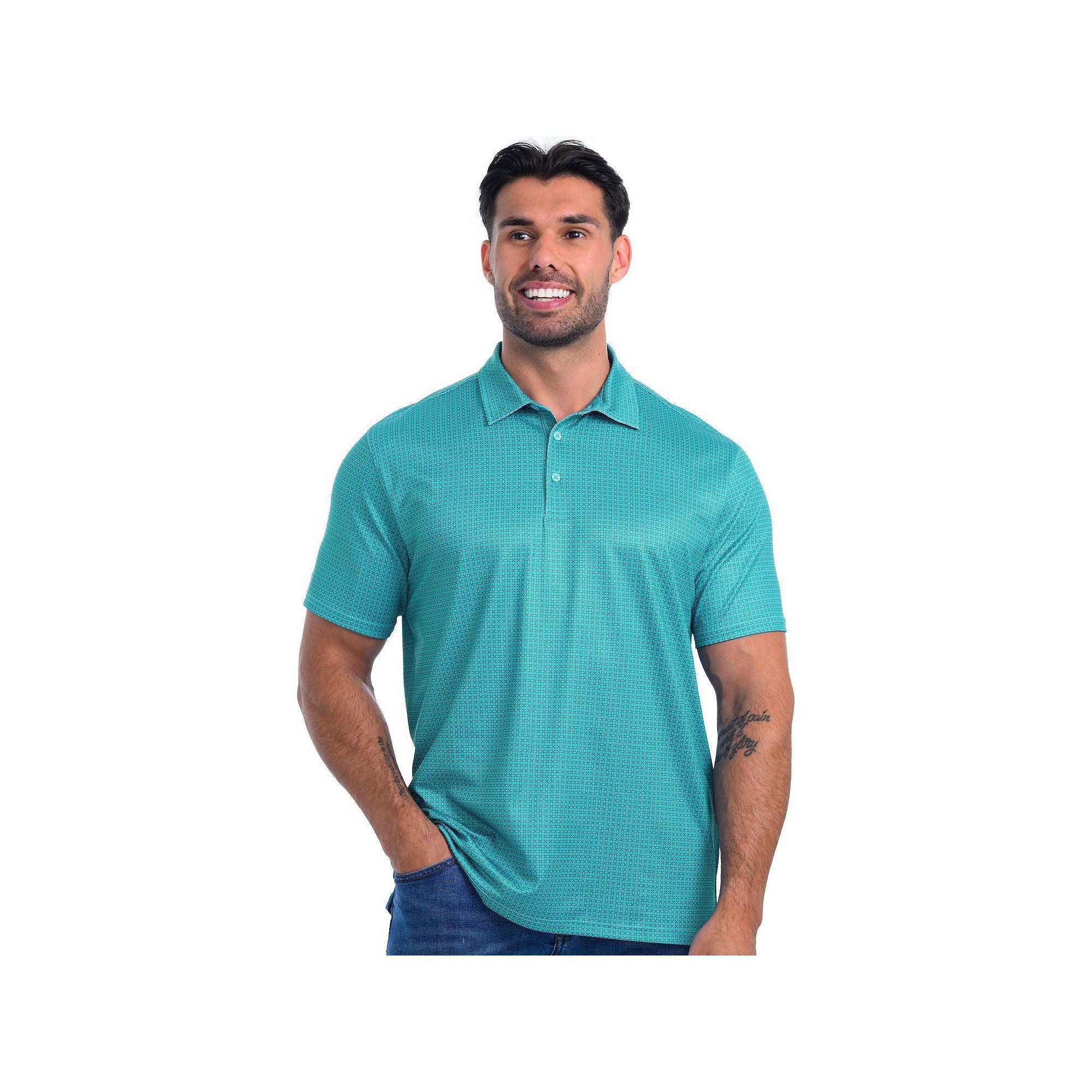 Men's Antigua Breeze Polo, Size: XXL, Blue Breeze Product Image