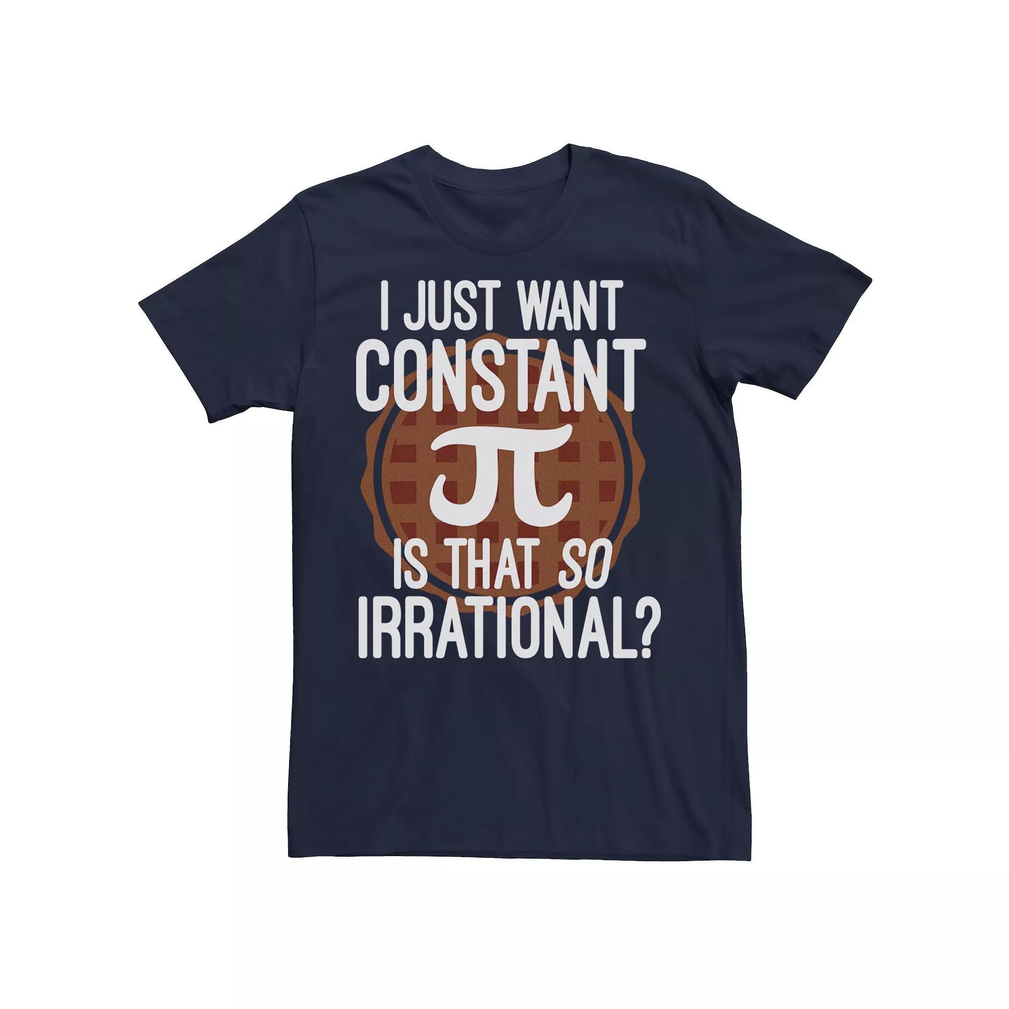 Men's Constant Pi Tee, Size: Large, Blue Product Image