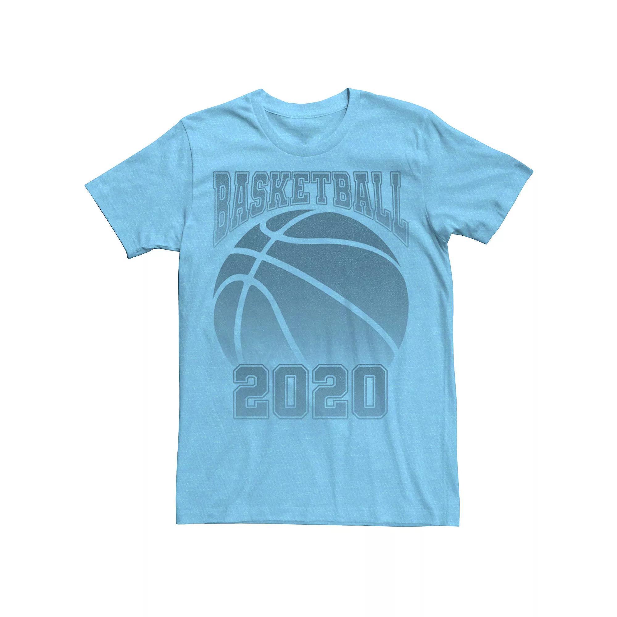 Men's Basketball 2020 Sports Logo Tee, Size: 3XL, Light Blue Product Image