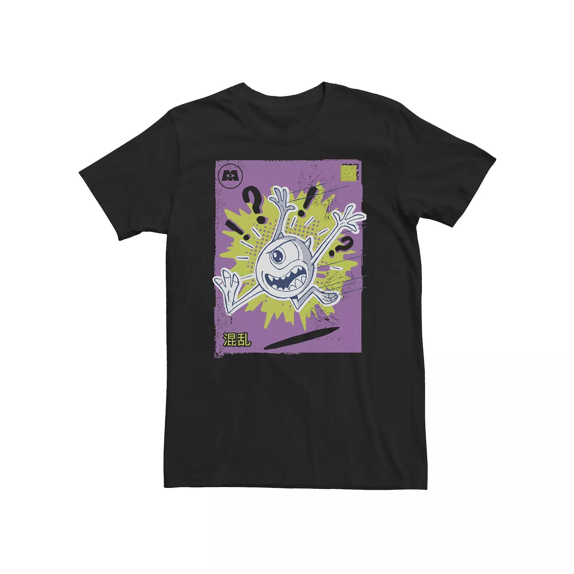 Big & Tall Disney / Pixar Monsters, Inc. Mike Wazowski Poster Tee, Men's, Size: 5XL, Black Product Image