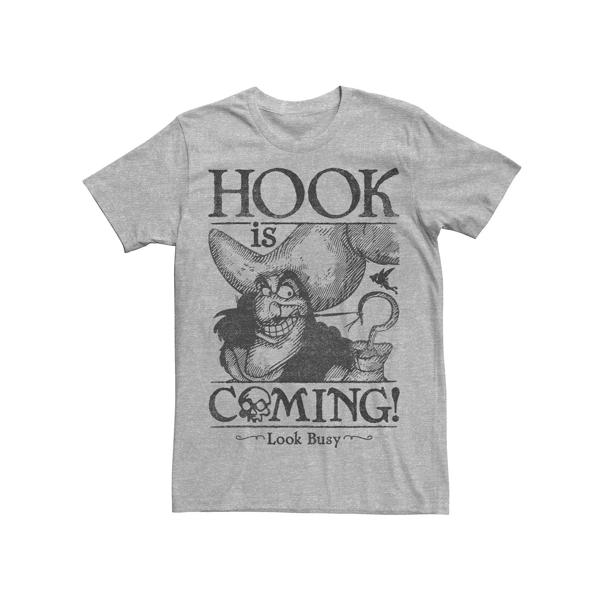 Disney's Peter Pan Captain Hook Men's Bad Captain Tee, Size: Small, Athltc Product Image