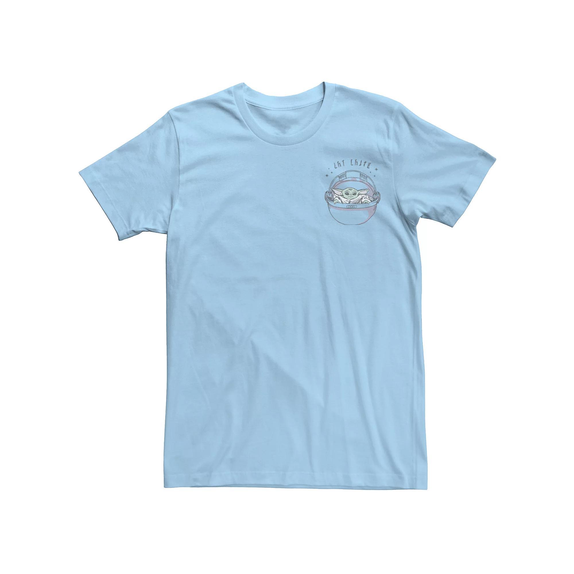 Men's Gremlins Gizmo Pocket Tee, Size: Small, Light Blue Grey Product Image