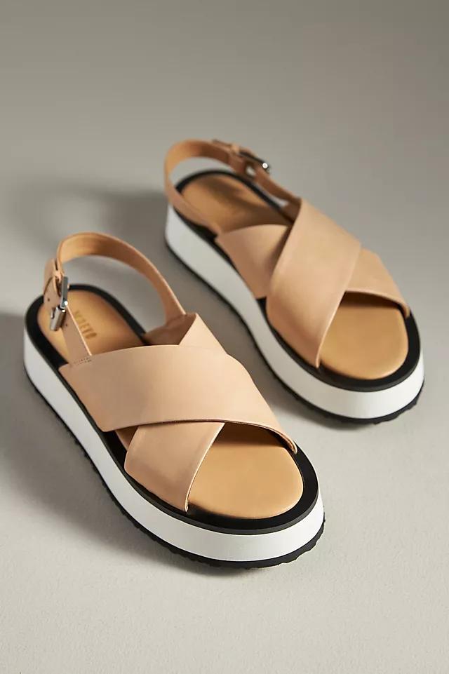 Maeve Cross-Strap Platform Sandals Product Image