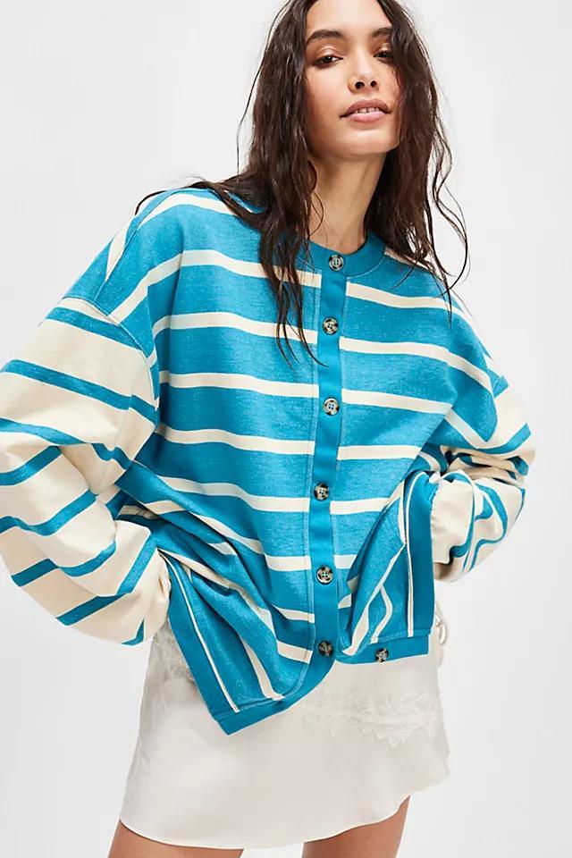 Classic Striped Cardigan Product Image