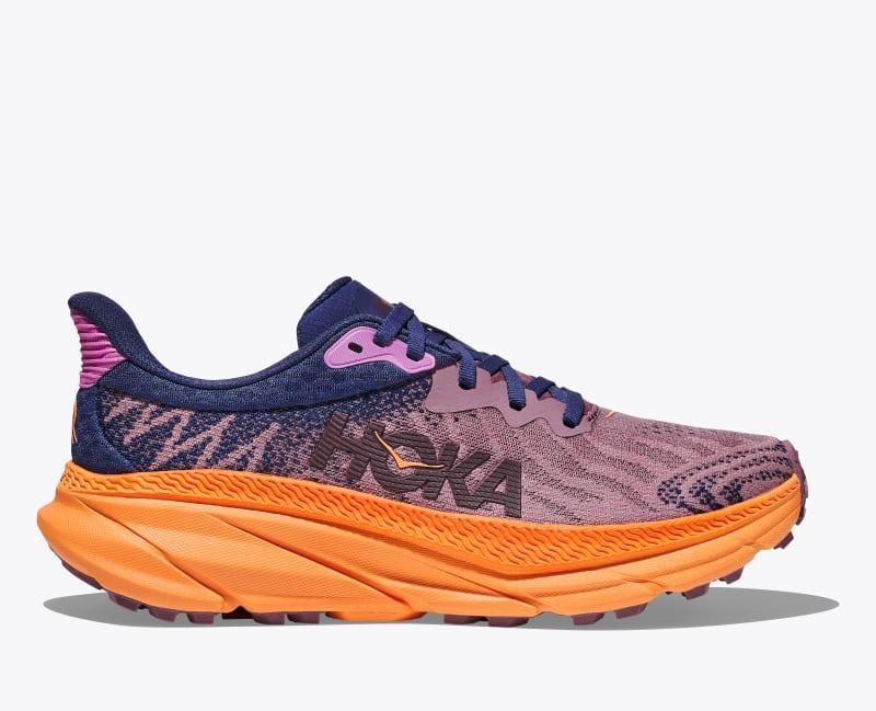 HOKA Women's Challenger 7 Shoes in Stardust/Asteroid, Size 7.5 Product Image