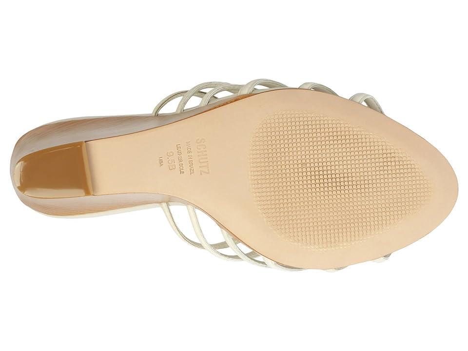 Schutz Womens Octavia Slip On Woven Wedge Sandals Product Image