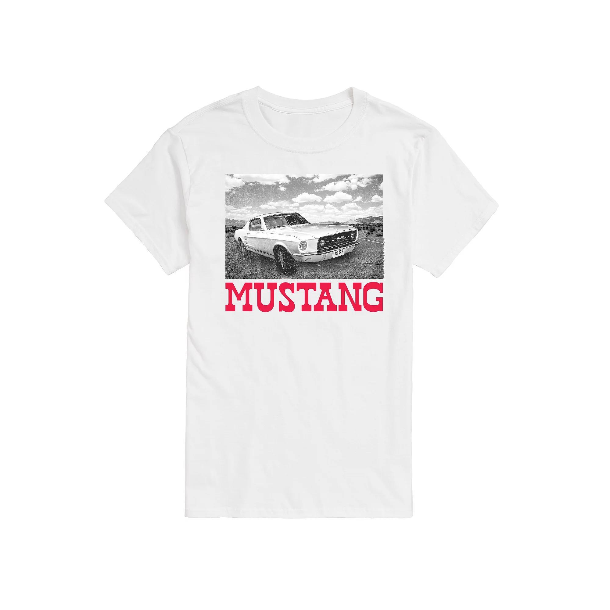 Mens Ford Mustang 1967 Vintage Graphic Tee Product Image