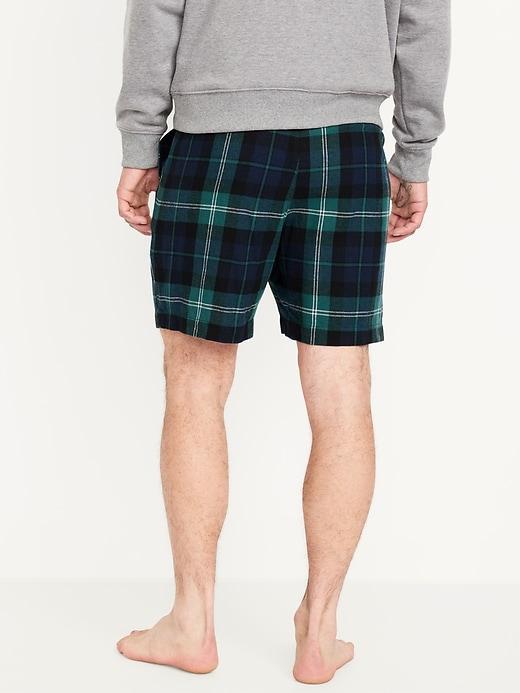 Mid-Rise Flannel Pajama Pants for Women Product Image