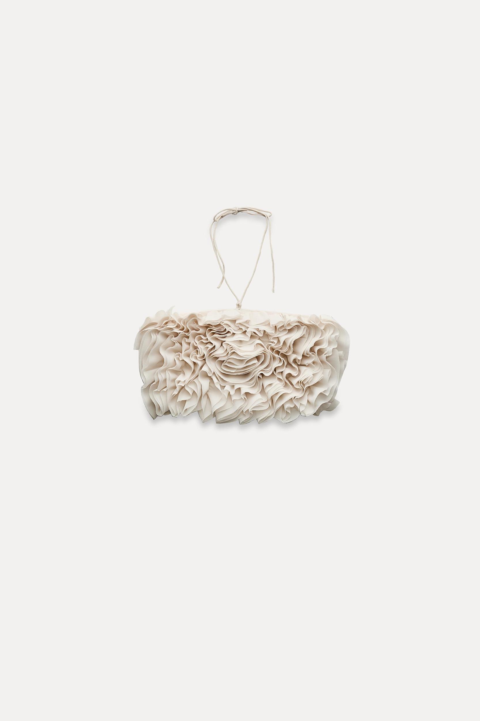 FLORAL BANDEAU TOP Product Image