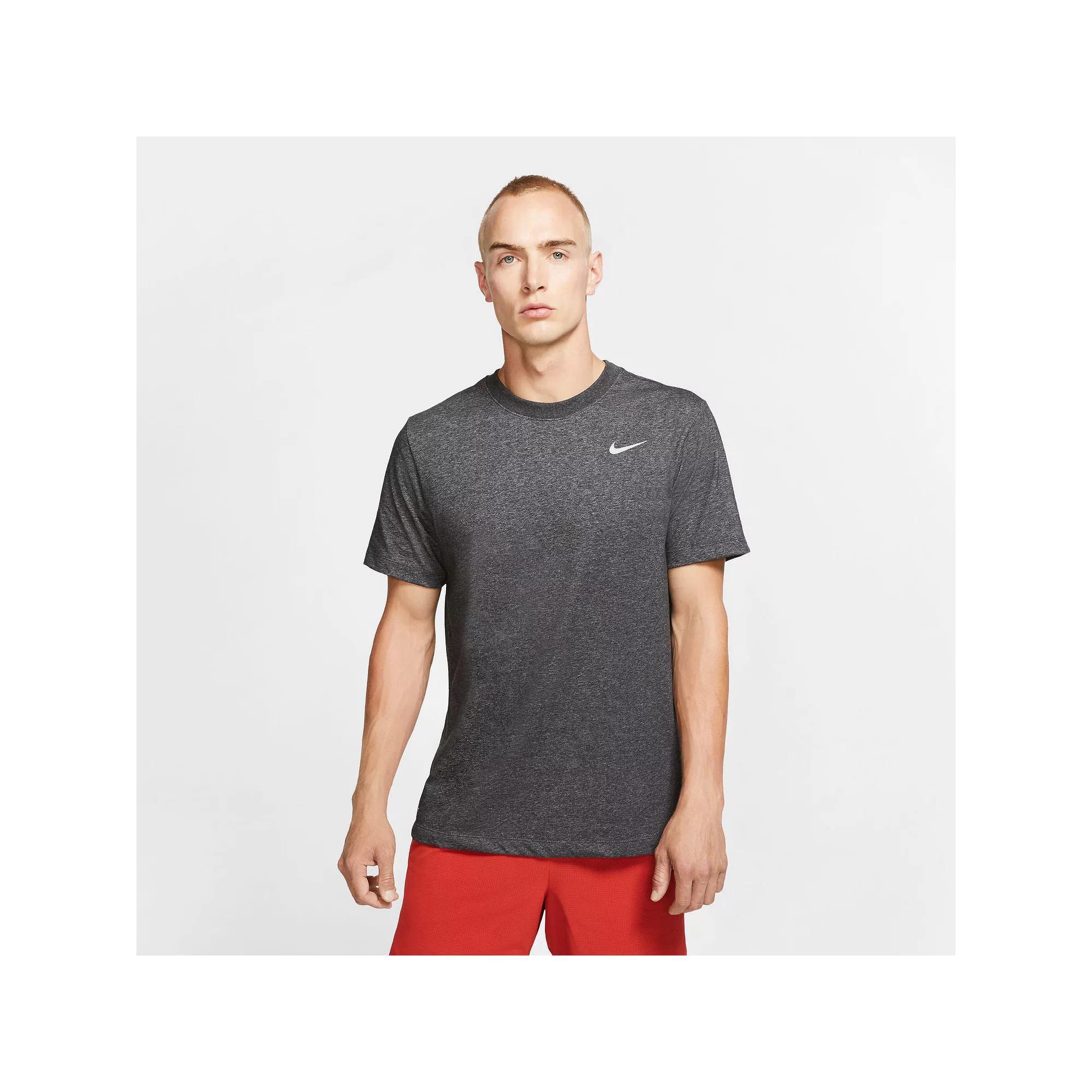 Big & Tall Nike Dri-FIT Training Tee, Men's, Size: 3XL, Black Grey Product Image