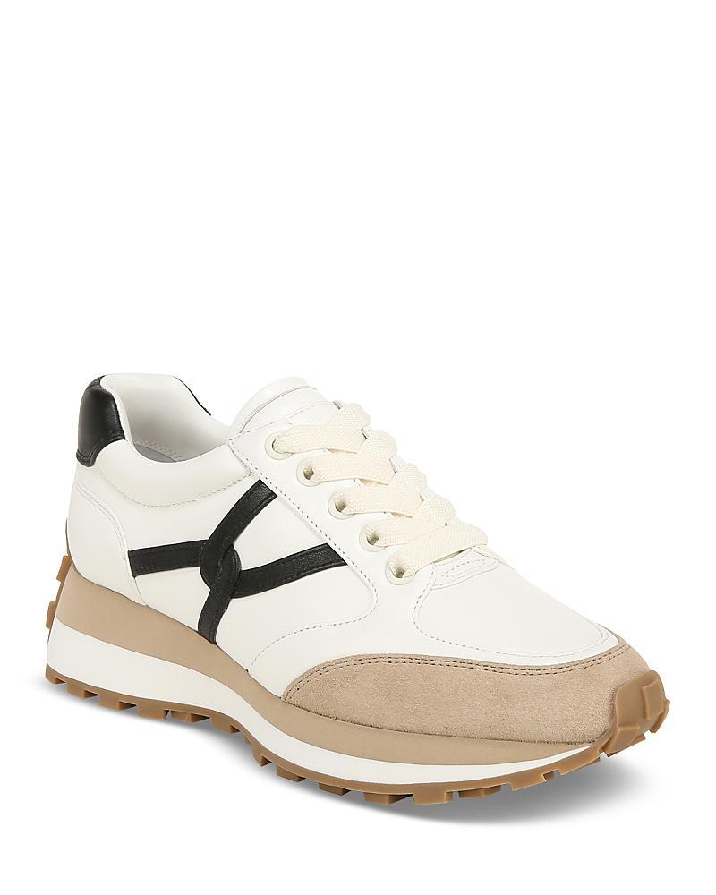 Womens Valentina Oxford-Inspired Suede-Canvas Low-Top Sneakers Product Image