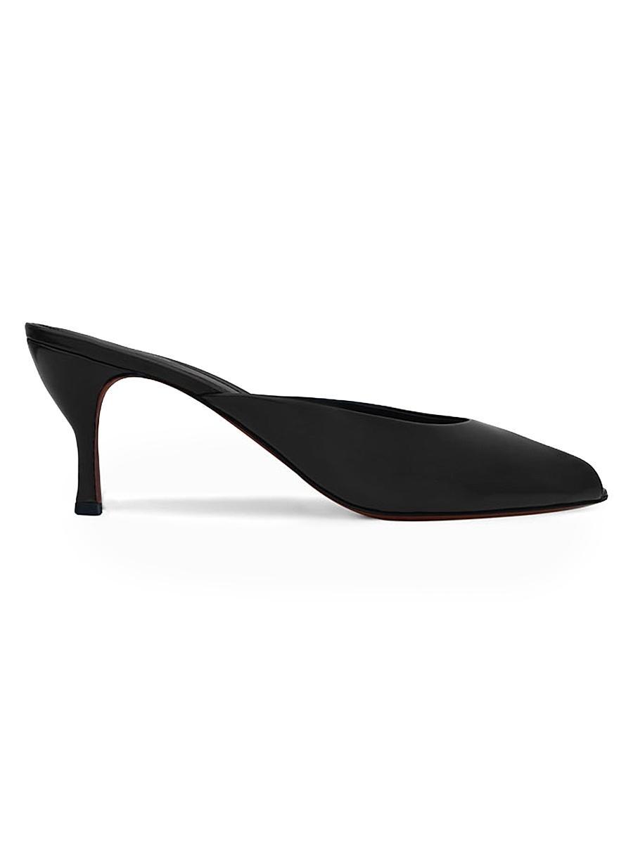 Womens Naiad 65MM Leather Mules Product Image