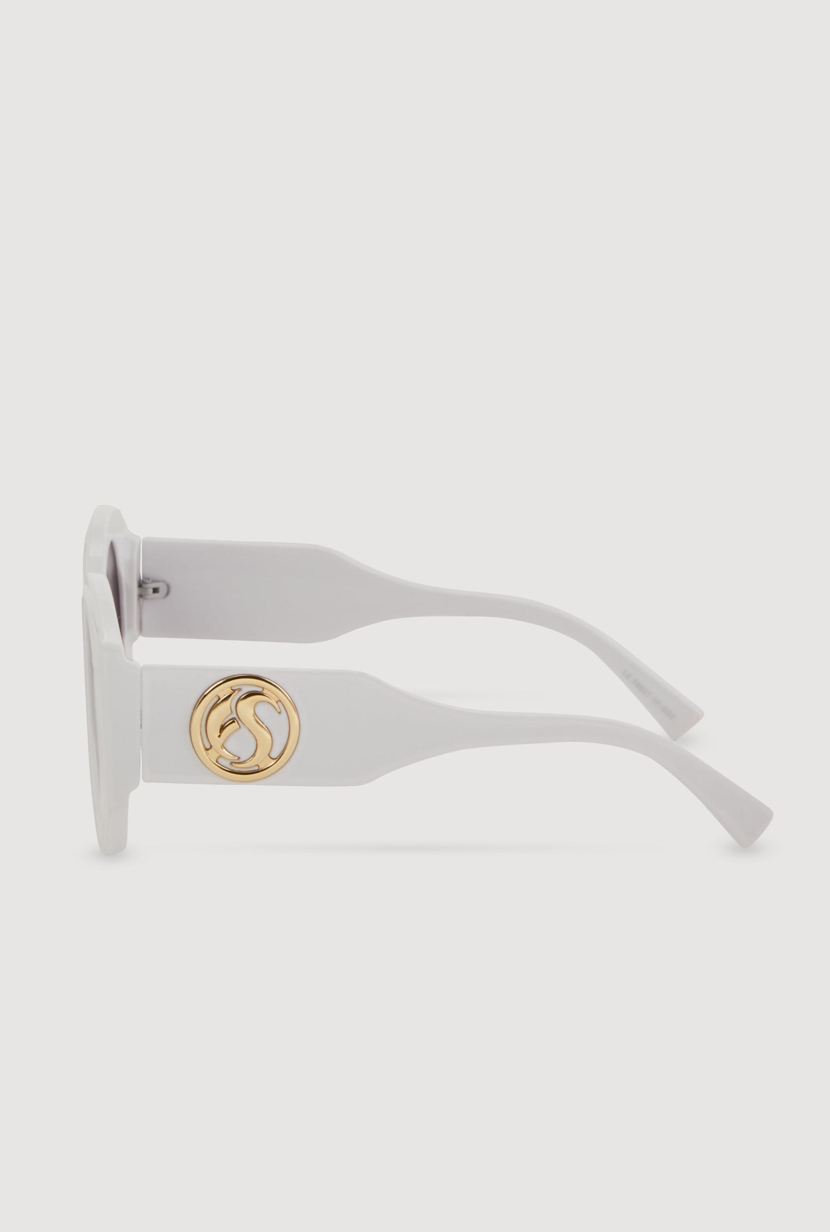 Retro Oversized Round Frame Sunglasses Unisex Product Image