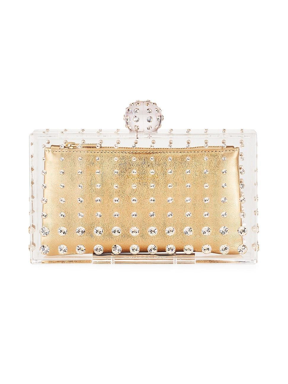 Womens Tequila Crystal-Embellished Clutch Product Image