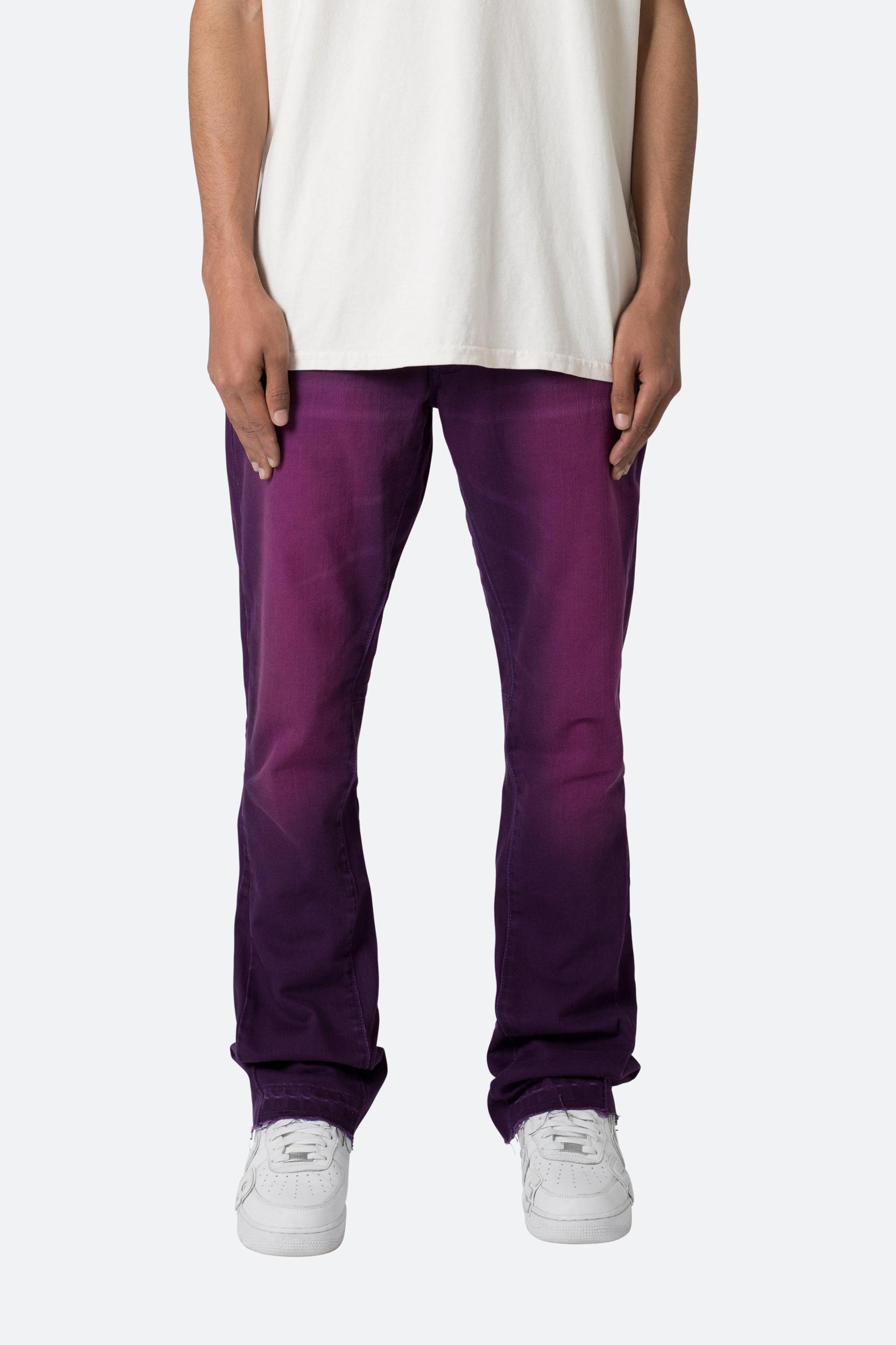 B512 Flare Denim - Purple Product Image