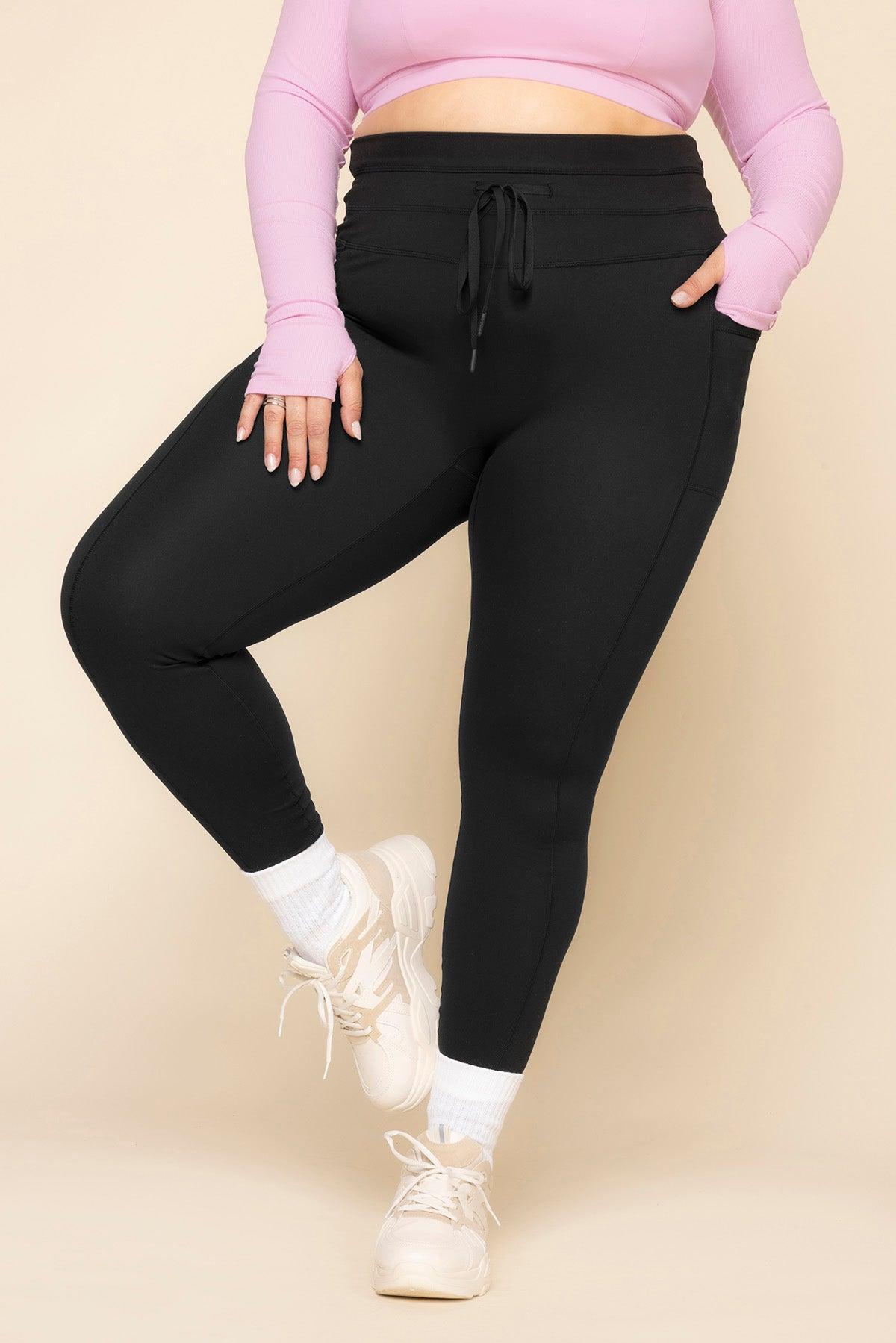 Cargo Legging with Pockets - Black Product Image