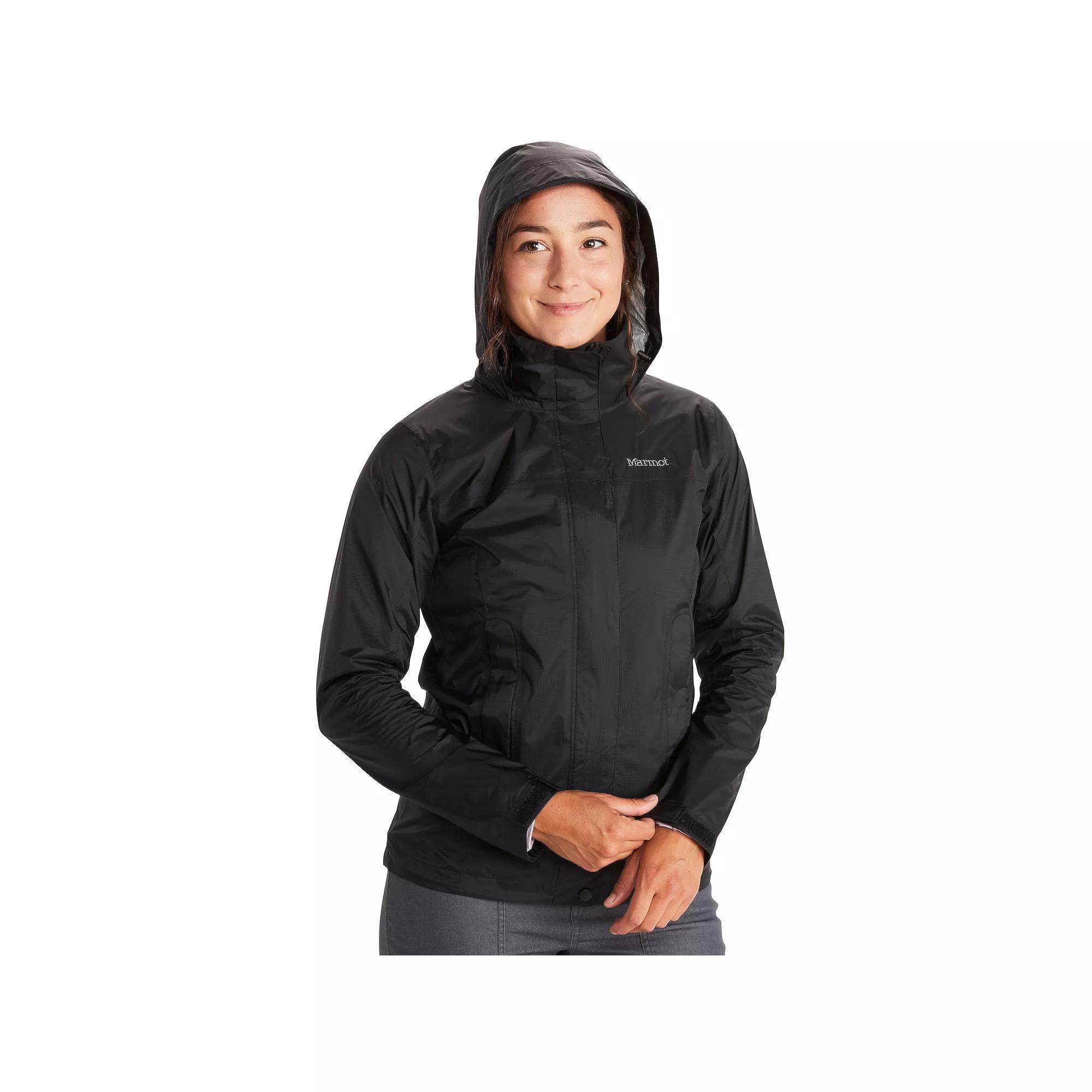 Women's Marmot PreCip Eco Jacket, Size: Medium, Black Product Image